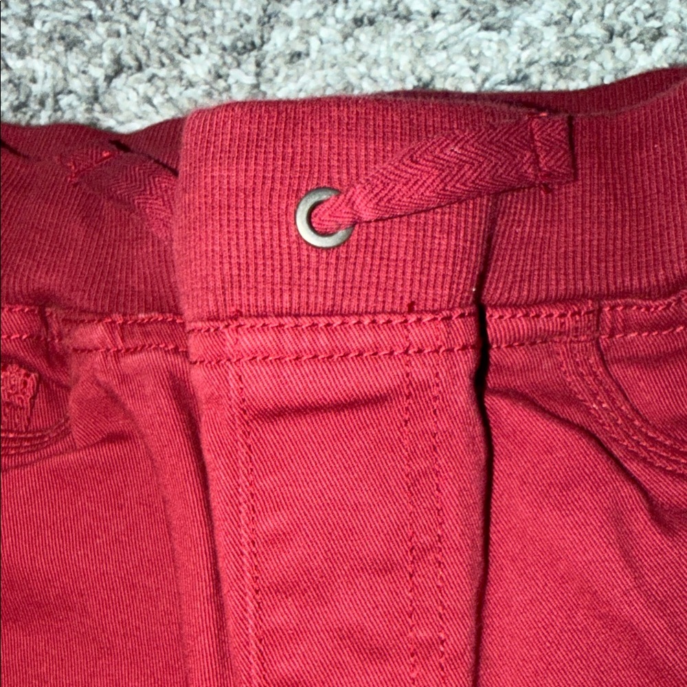 Hanna Andersson Vibrant Red Kids Jeans